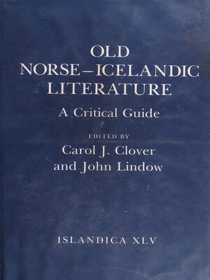 cover image of Old Norse-Icelandic Literature